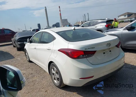 2014 Hyundai Elantra Se из США, поврежденный, VIN 5NPDH4AE4EH456461